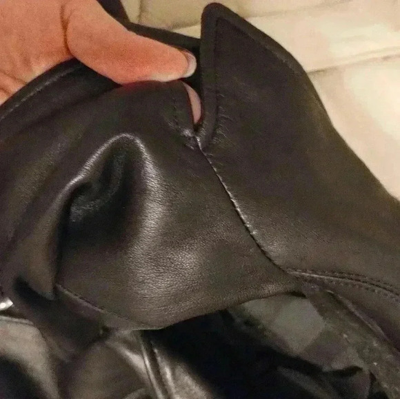 Button Front Lamb Jacket With Zipper Detail Pockets sz M - Picture 13 of 13